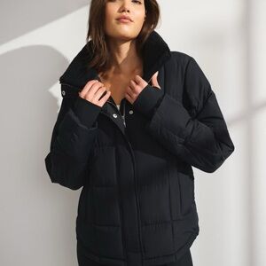 Abercrombie & Fitch Women's Black Puffer Jacket